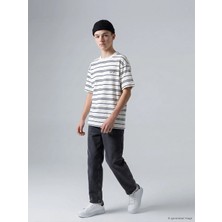 LC Waikiki Lcw Kids Antrasit Baggy Fit Erkek Çocuk Jean Pantolon