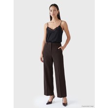 LC Waikiki Lcwaıkıkı Classic Kahverengi Regular Fit Kadın Pantolon