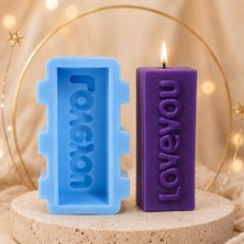 Luce Mondo Craft Silikon Kalıp Love You Yazılı Mum