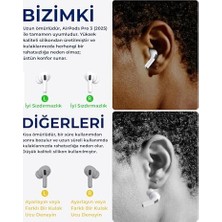 Airpods Pro 3 Uyumlu Toz Filtreli Premium Silikon Yedek Kulaklık Uçları Seti (Xs/s/m)