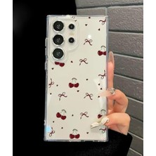 Galaxy S25 Ultra ile Uyumlu SFF01 Şeffaf Desenli Telefon Kılıfı - Ince, Esnek, Darbe Önleyici Koruma, Şık ve Hafif Tasarım (Minnoş)