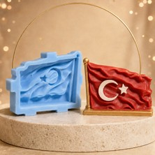 Luce Mondo Craft Silikon Kalıp Türk Bayrağı Modeli