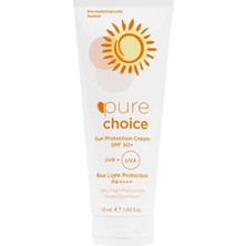 Choice Spf 50+ Güneş Koruyucu Krem, 50ML - Suya Dayanıklı Çok Yüksek Koruma