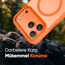 iPhone 17 Pro Max Için Magsafe ile Uyumlu Arkası Mat Silikon Kılıf Metal Lens Çerçeveli ve Metal Tuş Takımlı Ultra Güçlü Koruma Kılıf (17 Pro Max)