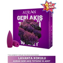 Auran Lavanta Kokulu Geri Akış Tütsüsü Konik Tütsü Lavander Backflow Incense Cones 10 Adet