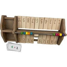 Smartmath Abacus Game Set – 2 Kişilik Ahşap Matematik Oyunu | Abaküs ile Sayı Öğrenme & Toplama Kartları | Eğitici Stem Seti | Çocuklar Için Yılbaşı Hediyelik Zeka Oyunu