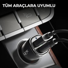 C480E 12W 2x USB Araç Içi Şarj Adaptörü (Başlık) Siyah