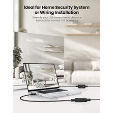 USB 2.0 Uzatma Kablosu ile Aktif Wi-Fi Amplifikatör, A-Soket Üzerine A-Priz Için Wi-Fi-Kart USB Bellek, Wifi-Alıcı, Yazıcı, Monitör, Kamera, Fare, Klavye, Vs., 10M