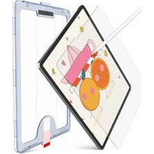 Tablet Ile Uyumlu Hizalama Aparatlı ve Takılırken Camın Altında Kesinlikle Toz Bırakmayan Darbelere Karşı Ekstra Güçlü Ekran Koruyucu Cam (Galaxy Tab A9 Plus X210/GALAXY Tab A11+)