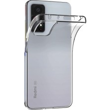 Xiaomi Redmi Note 12 Pro 4g ile Uyumlu Kapak 1mm Süper Silikon Şeffaf Kılıf
