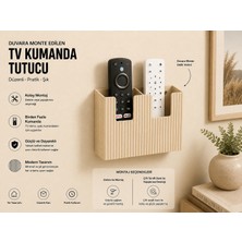 No12 Studio Duvara Monte Edilebilir Tv / Klima Kumanda Tutucu ( 2 Adet Vida ile Gönderilmektedir )