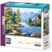 Göl Kıyısında 1000 Parça Puzzle