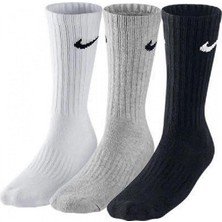 Nike Dri Fit Everday Cotton 3 Lü Spor Çorap