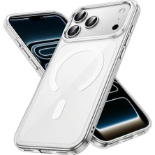 Madnova Apple iPhone 17 Pro Serisi Için iPhone Şeffaf Kılıf Kamera Korumalı Magsafe ile Uyumlu Şeffaf Kılıf