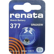 Renata 5 Adet Single Saat Pili Swiss Made 377 Veya SR626SW Veya Ag4 1,5 V