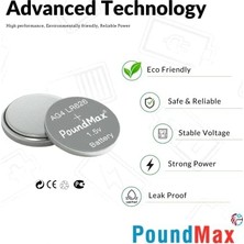 10 Adet Ag4 376 377 SR626 SR626SW LR66 1.5V Poundmax Düğme Pil, Alkalin Saat Pili, Çocuklara Dayanıklı Ambalaj, Küçük Elektronik Cihazlar Için,ölçüm Cihazları ve Hesap Makineleri