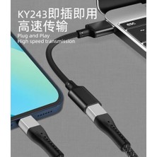 Ky 243 Pd USB Dönüştürücü Kablo - Type C USB Dönüştürücü Kablo