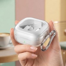 Galaxy Buds 4 Kılıf Askı Aparatlı Transparan Silikon Şeffaf