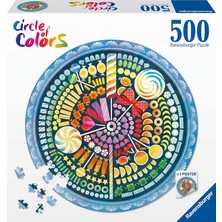 500P Puzzle Daire Şekerleme