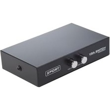 VGA Switch Çoklayıcı Ekran ve Kasa Çoğaltıcı 2 Ekran 1 Kasa Veya 2 Kasa 1 Ekran 4675
