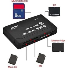 4296 USB Hub Micro Sd Xd Mmc Ms Cf Tf Mini M2 Combo Kart Okuyucu