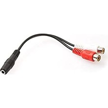 SL-358 15CM 3.5 F To 2 Rca F Stereo Kablosu