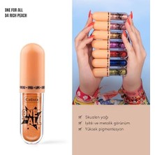 Callista One For All 04 Rich Peach Eyes & Lips & Cheeks Likit Göz Farı