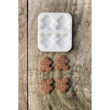 Ginger Bisküvi Mum Kalıbı (Silikon)