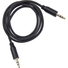 3.5mm - 3.5mm "-Slim", Altın Uç, 0.75M, Siyah