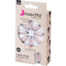 24'lü Stiletto Renkli Takma Tırnak - 187