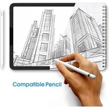 Apple iPad 7. Nesil Için Kağıt Hissi Veren Ekran Koruyucu 10.2 Inç Pencil Uyumlu