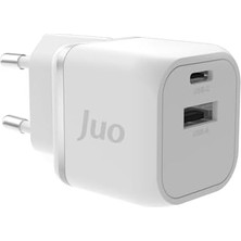 20W Gan Usb-C Usb-A Şarj Aleti & Ipad & Uyumlu Pd Qc4.0 Type-C Hızlı Şarj Cihazı