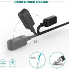 Children 4x ile Uyumlu Akıllı Saat Için Manyetik USB Şarj Kablosu  Children 4x ile Uyumlu Kablo Siyah