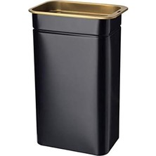 Blomnıng 11X7X20 cm Kalay Kaplama Çelik Kapaklı Kahve Çay Kurabiye Kuru Gıda Saklama Kutusu