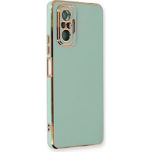 Xiaomi Redmi Note 10 Pro Için Kılıf Olive Plated Yeşil [redmi Note 10 Pro ile Uyumlu Kılıf - Yeşil]