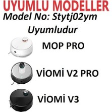Pro- P (Model No DIKKAT:STYTJ02YM Uyumlu) 2 Adet Siyah Yan Fırça Yedek Parça Seti