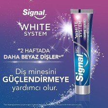 White System Diş Macunu Güçlü Beyazlık Güçlü Diş Minesi 75 ml