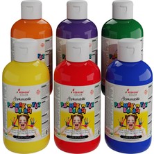 Ara Renkler Parmak Boyası 6'lı Set 6X250 gr