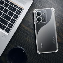 Xiaomi Redmi 15C / Poco C85 Şeffaf Kılıf – Darbe Emici Köşeli Koruma, 1 Adet Telefon Kılıfı + 2 Adet Temperli Cam, Şeffaf Çizilmez Koruyucu Kılıf