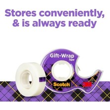 Scotch Hediye Bandı, 3/4" x 650", 6 Dispenser/paket