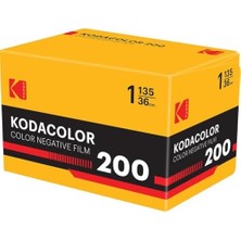Kodacolor 200 35MM 135 Renkli Analog Film – Iso 200, 36 Pozlama, C-41 1928S