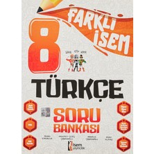 2024 Farklı Isem 8. Sınıf Türkçe Soru Bankası
