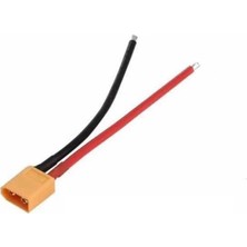 XT60 Erkek Dişi Lipo Pil Şarj Kablosu 15 cm 2,5mm Siaf Silikon Kablolu