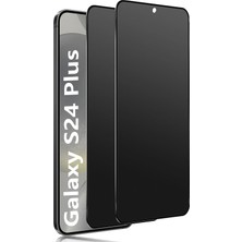 Galaxy S24 Plus Için Privacy Temperli Cam – 2 Adet - Yanlardan Siyah Görünüm, Kavisli Kenar, Parmak Izi Azaltıcı, Ultra Ince 0.3mm, Hassas Kesim