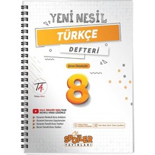 8. Sınıf Yeni Nesil Türkçe Defteri