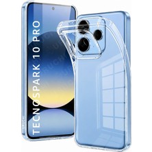 Crystal Şeffaf Kılıf Tecno Spark 10 Pro Için, [sararma Önleyici]  [askeri Sınıf Düşme Testi] Şeffaf Şok Geçirmez Koruyucu Yumuşak Silikon Ince Kapak