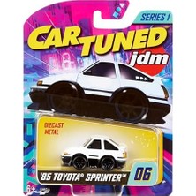 Jdm Seri 1 1985-87 Sprinter Trueno Gt-Apex AE86, Siyah Beyaz, Diecast Metal Oyuncak Araba, Koleksiyon