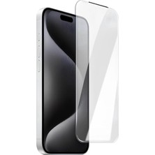 iPhone 16 Pro Için Ultra Şeffaf Full Ekran Korumalı Temperli Cam Ekran Koruyucu