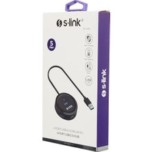 SW-U300 4 Port USB 3.0 Gri USB Hub