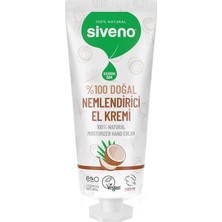 SIVENO%100 Doğal El ve Vücut Kremi Hindistan Cevizi Yoğun Nemlendirici Onarıcı Vegan 30 ml